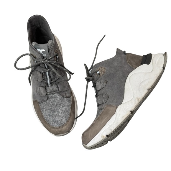 Sorel Women's Kinetic Rngd Caribou Boot Waterproof Leather Boots Size 10.5 - Picture 2 of 13